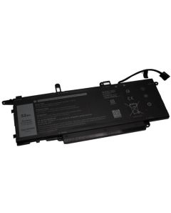 Dell, 4 клетки, 7.6V, 52Wh, Оригинална
