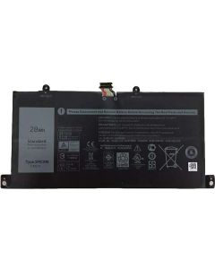 Dell, 2 клетки, 7.4V, 28Wh, Оригинална