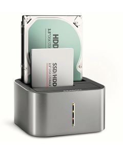 AXAGON ADSA-DC USB3.2 Gen1 - 2x SATA 6G CLONE DUAL HDD Dock Station ASMedia