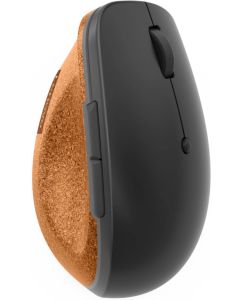 Lenovo Go Vertical, Безжична, 2400 dpi, LED индикатор, 2.4 GHz, 3 DPI нива, UV, Сив