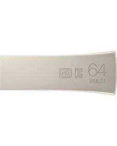 USB памет Samsung BAR Plus, 64GB, USB-A, Сребриста