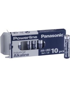 PANASONIC LR03 AAA 1,5V 10PK INDUSTRIAL Powerline