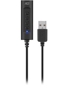 Звукова карта Ewent AC9360, 2.0, USB, 3.5 mm, Черна