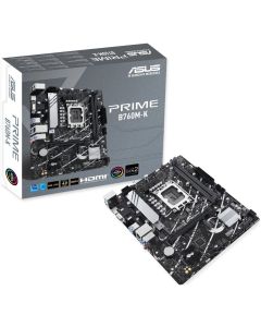 Asus Prime B760M-K, 2x DDR5, LGA1700, 4x SATA 6.0 Gb/s, Micro ATX
