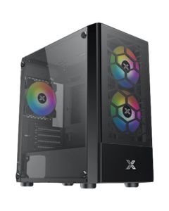 Oreo EN47758, M-ATX, 2x USB 2.0, 1x USB 3.0, Meshed Grill FP, Left TG, RGB Fan
