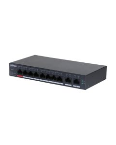 10 портов мрежов комутатор управляем с 8 PoE - DAHUA CS4010-8ET-110