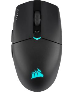 Corsair Katar Elite, Bluetooth, оптичен сензор, 26000 dpi, с 6 бутона, черен цвят