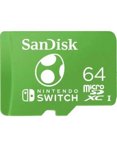 SanDisk Nintendo-Licensed, 64GB microSDXC, клас UHS-I, скорост на запис 90MB/s