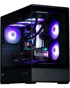 Zalman кутия Case mATX - P30 Black - aRGB, Tempered Glass