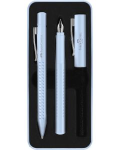 Faber-Castell Писалка и химикалка Grip 2010, M, небесносини