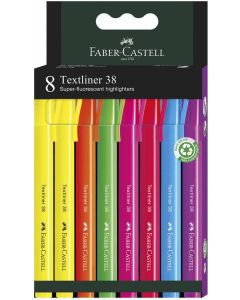 Faber-Castell Текст маркер 38, 8 цвята