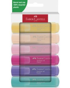 Faber-Castell Текст маркер 1546, пастелен, 6 цвята