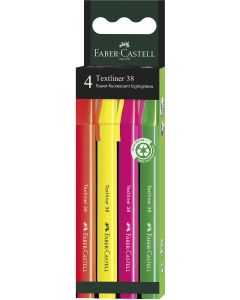 Faber-Castell Текст маркер 38, 4 цвята