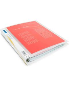 Rapesco Папка, А4, PP, с 4 O-образни ринга, 25 mm, бяла