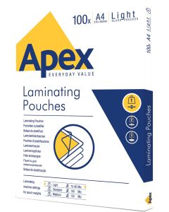 Фолио за ламиниране Apex, A4, 80 μm, 100 броя
