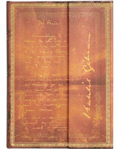 Paperblanks Тефтер K.Gibran, Midi, широки редове, твърда корица, 72 листа