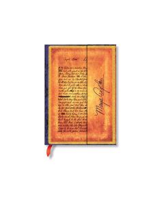Paperblanks Тефтер Angelou, Midi, широки редове, твърда корица, 72 листа