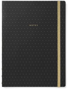 Filofax Тефтер Moonlight, А4, черен