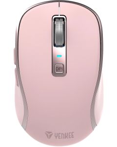 Yenkee YMS 2085PK, безжична, 2400 dpi, USB, 6 бутона, Li-Polymer, розова