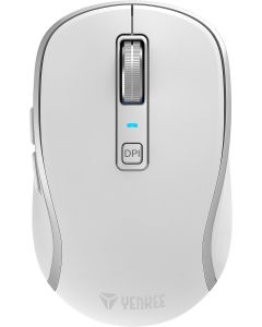 Yenkee YMS 2085WE, безжична, 2400 dpi, USB, 6 бутона, Li-Polymer, бяла