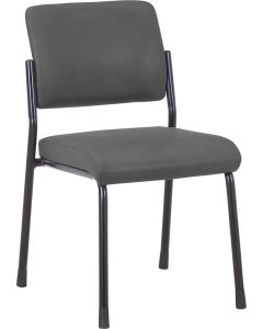 Посетителски стол RFG Solid M, текстил, метална основа, до 150 kg, сив