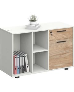 Шкаф RFG Monaco, 1000 х 400 х 630 mm, ПДЧ, бряст и бяло