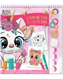 Moxy Книжка с дейности Еднорог, с печати и цветно тиксо