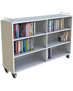 Библиотечен стелаж RFG Active Book, с колелца, ПДЧ