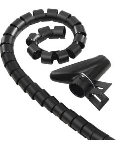 Шлаух спирала черна Easy Cover 2.5 m x 20 mm, 220996