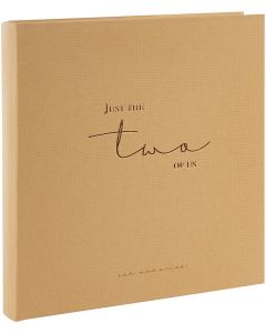 Goldbuch Албум Just two of us, с 60 бели страници, 30 х 31 cm, кафяв