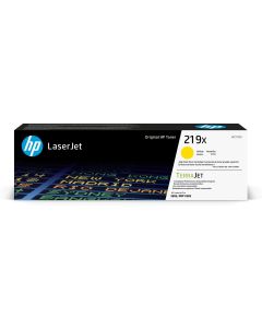 HP 219X LaserJet - Максимален капацитет до 2500 страници ISO/IEC 19798, Жълт; W2192X