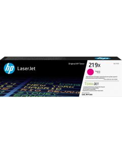 HP 219X LaserJet - Максимален капацитет до 2500 страници ISO/IEC 19798, Магента; W2193X
