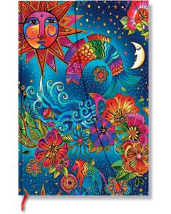 Paperblanks Тефтер Celestial Magic, Mini, широки редове, твърда корица, 88 листа