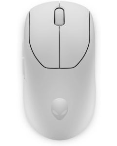 Dell Alienware Pro, Безжична, 2.4GH, Геймърска, 26000 dpi, Бял