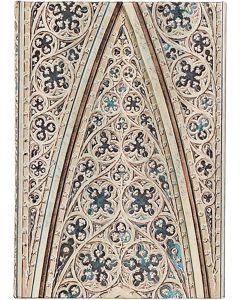 Paperblanks Тефтер Duomo di Milano, Midi, широки редове, твърда корица, 72 листа