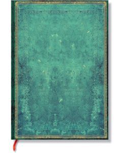 Paperblanks Тефтер Pacific Blue Song, Midi, широки редове, мека корица, 88 листа