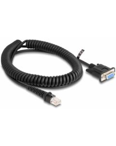 Кабел Delock RJ50 мъжко - D-Sub 9 женско, 1.5, Черен