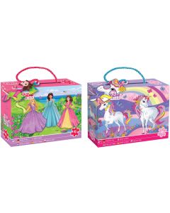 Moxy Пъзел за момичета, 39 х 29 cm, 45 части, асорти, 48 броя