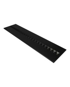 LED панел  PL Louver 1200 27,5W 4000lm 4000K Ra>80 UGR<16 IP20 1195x295, черен - LEDVANCE Panel LOUVER LED149733