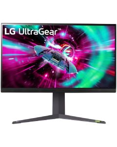 LG UltraGear 32GR93U-B, 32\" 3840 x 2160, 144 Hz, 16:9, IPS, 1ms GtG, HDMI, DP, Черен