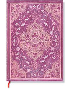 Paperblanks Тефтер Rose Chronicles, Midi, широки редове, мека корица, 88 листа