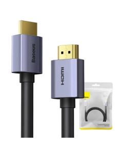 Baseus High Definition, HDMI към HDMI, 1.5 метра, 4K Ultra HD, 18 Gbps, Сив