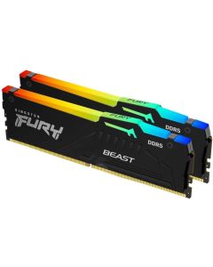 Kingston Fury Beast RGB XMP, 64GB(2x 32GB) DDR5, 6000Mhz, CL30 DIMM
