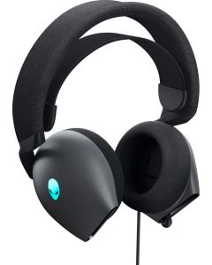 Alienware AW520H, геймърски, с кабел, вграден микрофон, покриващи ухо, черен цвят