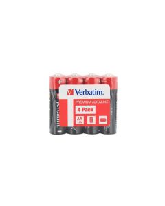 Verbatim ALKALINE BATTERY AA 4 PACK (SHRINK WRAP)