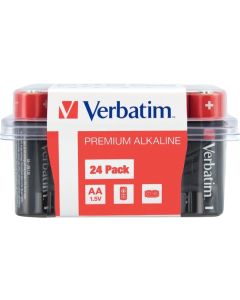 Verbatim ALKALINE BATTERY AA 24 PACK (BOX)