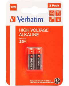 Verbatim ALKALINE BATTERY 12V 23A (MN21-A23) 2 PACK