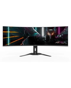 Геймърски Gigabyte Aorus CO49DQ 49" 5120 x 1440, 144Hz, 0.2ms, OLED, 1x HDMI, 3x USB, 1x DP