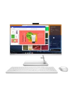 LENOVO IC AIO 3, 27\'\', плосък IPS панел, 1920 x 1080 FHD, 16 GB SO-DIMM DDR4-3200, 512 GB SSD, Бял