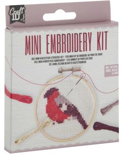Craft ID Комплект за бродиране Птица, мини, 12.5 х 10 cm